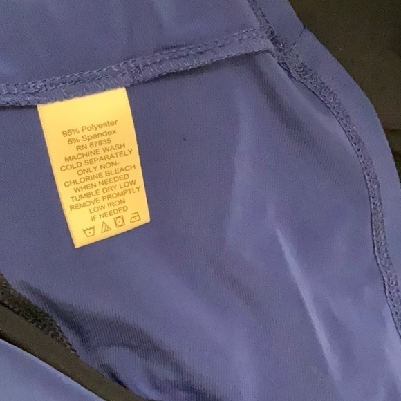 SUSAN GRAVER black and blue blouse. Size XXS - Picture 5 of 5